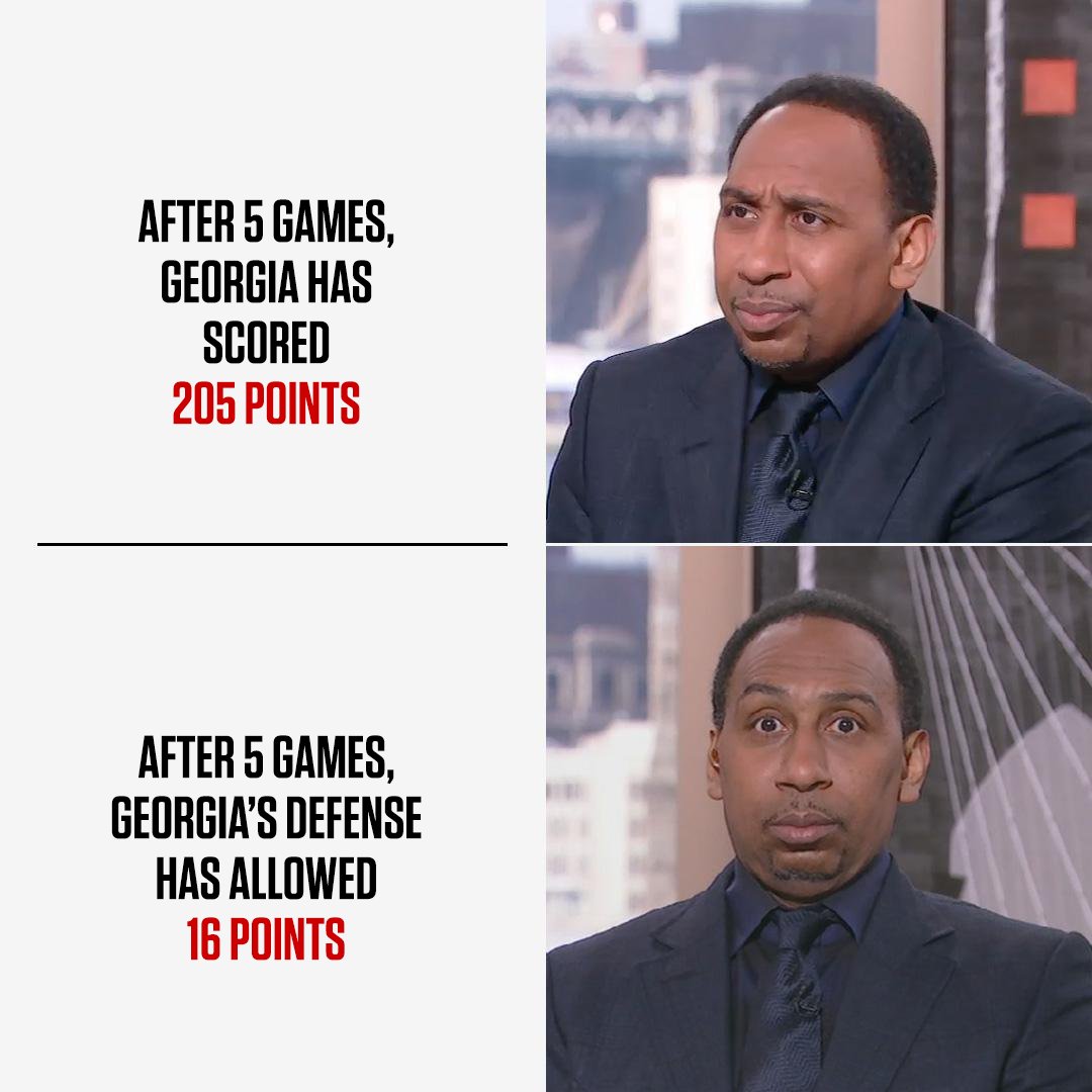 The Dawgs are DOMINANT 😤 <a href="/GeorgiaFootball/">Georgia Football</a>