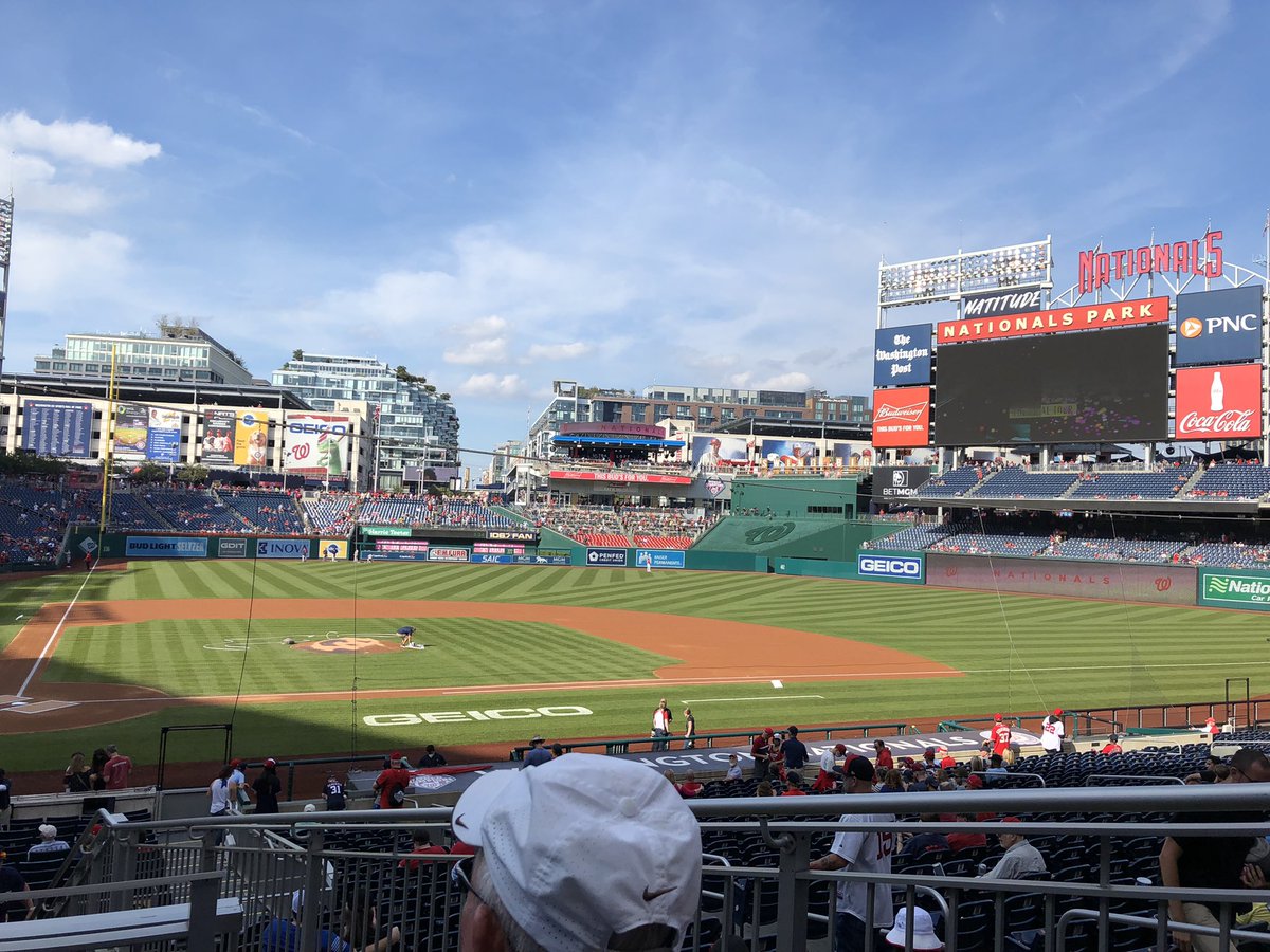 DTangredi's tweet photo. @TheSuzieHunter one more ballpark to end the season #7 #BOSvWAS https://t.co/9KJiAifuE4