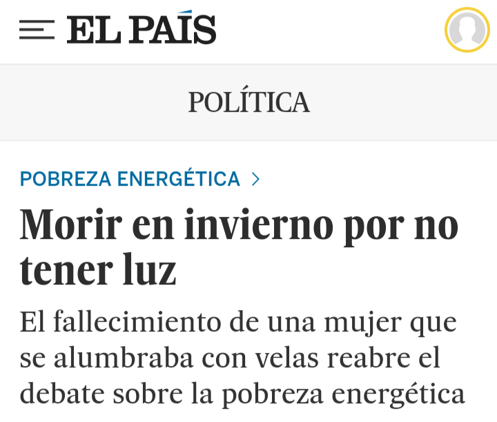 JosPastr's tweet photo. ¿Vosotros os acordáis de esto? Fue en noviembre de 2016. Entonces el precio del MWh era de 56 €. Ahora es de más de 200, pero ya no hay portadas. https://t.co/SqIDJnm5s3