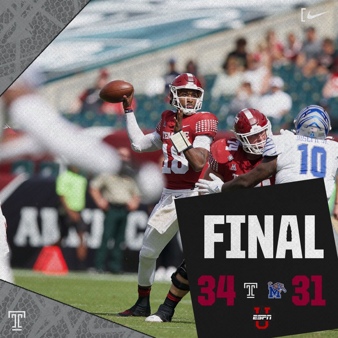 Temple_FB's tweet image. FINAL! 

OWLS WIN! 🦉