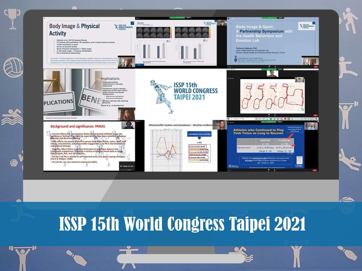ISSPonline's tweet photo. The 3rd day of ISSP 15th World Congress Taipei 2021.
We already have a variety of brilliant symposiums by MPARC, keynote speech by Kontos and oral presentations by presenters from different countries in the morning. We also have the team ASPASP and Vikki Krane. Let's to join us ! https://t.co/YeUcGi1yKd
