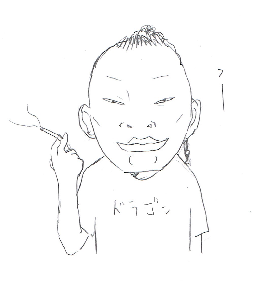 @Yamada_Ichikawa イトキンうろ覚えで描いてみたけど
手が覚えてるな・・(シンナー吸ってた、自転車のれない、マジンガーZに似てると言われる 魅力的な部分が多い・・)
すぐ夫は馬鹿だけど弟想いだし、野球選手になれなくても、何とか強く生きてそう(あの後あんやかんやあってあや子とケッコンしたとか妄想してた)