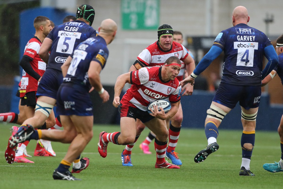 gloucesterrugby's tweet photo. 🇷🇺 Kirill on the charge!

#WORvGLO https://t.co/b3qwa7VpVD