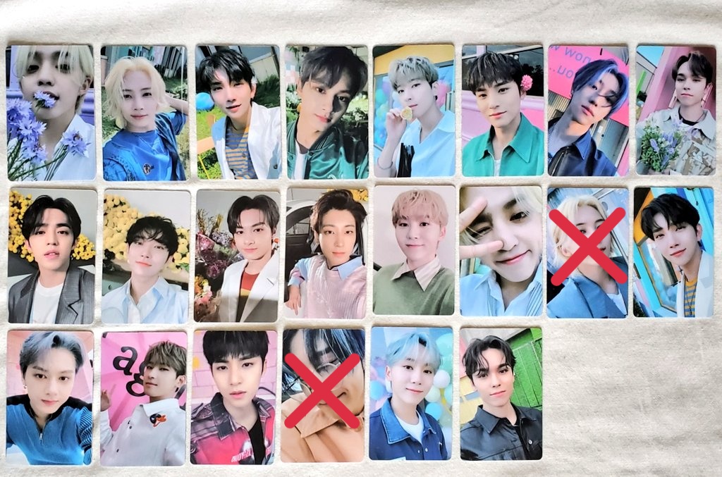 [WTS] Seventeen Lucky Draw Photocards

— Round 2 cards
— Power station / M2U / Soundwave

— qyop, pls dm offers!
— Pls don't take it to heart if I decline your offer 🤍 
— Posted this on my personal, but will be deleting soon, so wanted to post on here!
