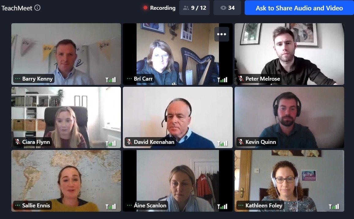 TeachMeet in action! Hope you enjoyed the conversation.
#FEILTE <a href="/FEILTE/">FÉILTE</a>