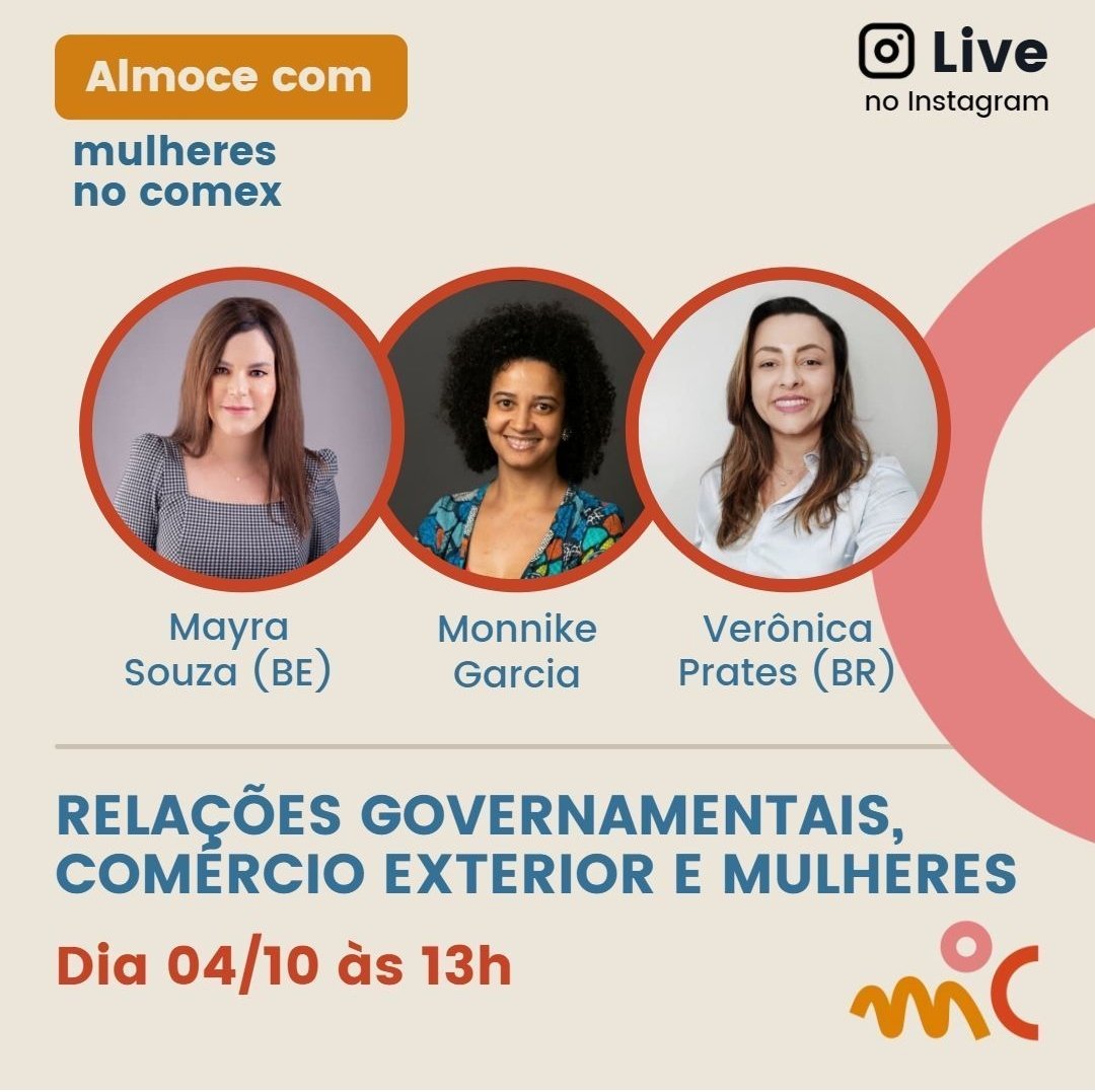 PratesVero's tweet photo. Vamos falar sobre #lobby na política comercial? Todos convidados para nosso bate papo no IG das @mulheresnocomex! https://t.co/d50eWfdmrj