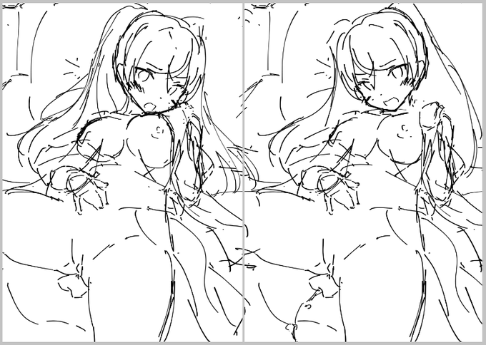 お顔どっち向きかで百万回悩んだ猫。 