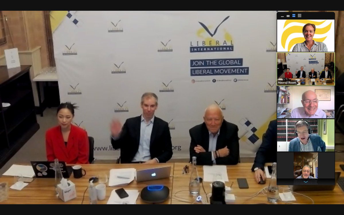 llibertatidemoc's tweet photo. Avui al #LIExcom seguim amb l’aprovació de resolucions d’urgència sobre Afganistà, Birmània, vacunació internacional, canvi climàtic i altres @liberalinternat @susriverob @jordixucla @HakimaElHaite https://t.co/6CrtJ6SwMh