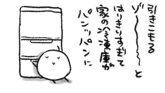 丁度いい量の食材をストックする技術が未だにない 