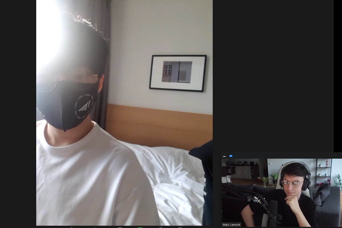 Caedrel's tweet image. took a selfie with @T1__Teddy