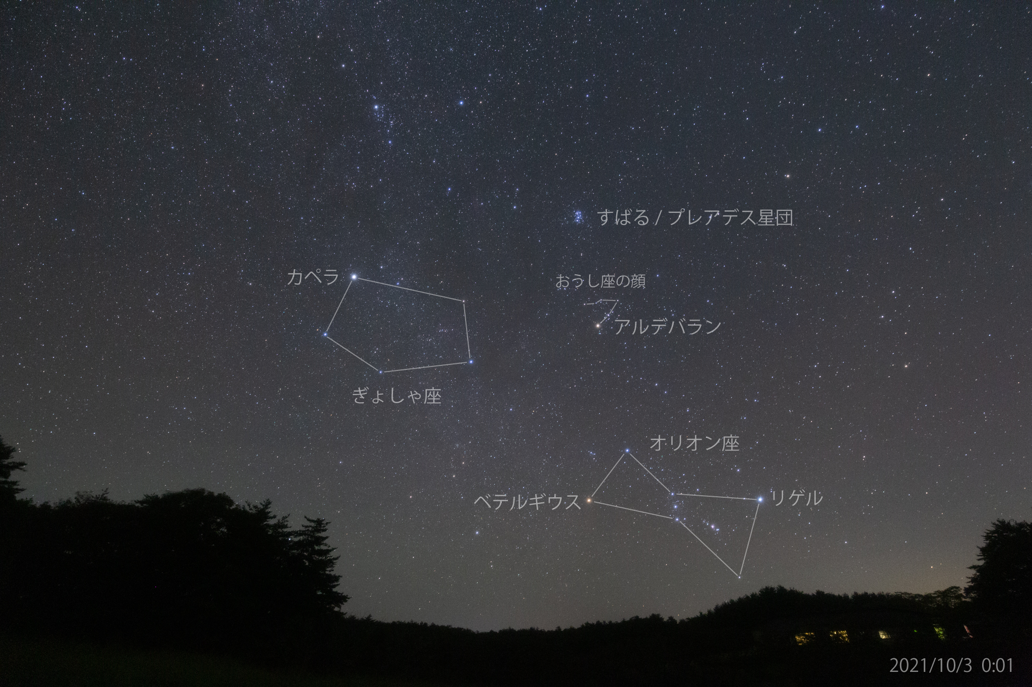 星の観察館 満天星 日付が変わる頃 東の空からオリオン座が昇ってきます 砂時計やリボンの形でよく目立ちますね 北東の空の ぎょしゃ座 は五角形が目印です 夜更かしをした日には冬の星座を先取りしてみましょう T Co Lkgdhrgwmi Twitter