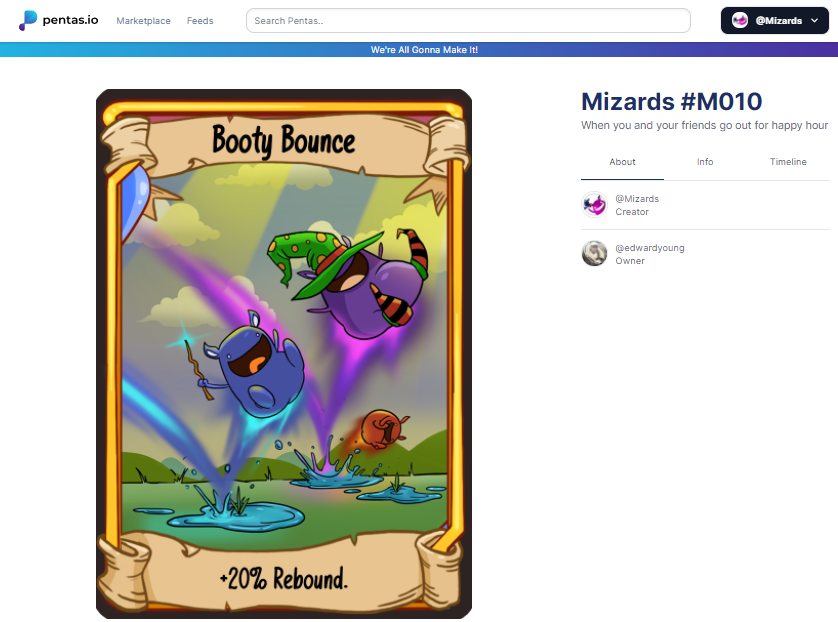 The_Mizards's tweet photo. Shoutout to @EdYoung78 for purchasing our Mizard #M010 Booty Bounce! Thank you so much for the support!! https://t.co/cEEFAbHmS2