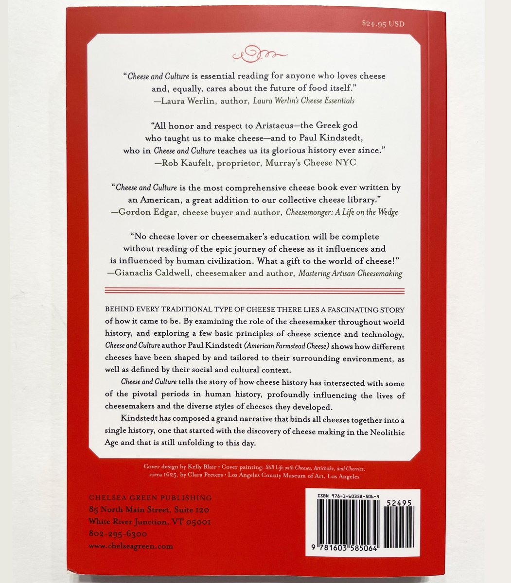 For more on the role cheese and cheesemaking has played in human civilization, from earliest antiquity through the Middle Ages and into the modern era, read Paul Kindstedt's excellent "Cheese and Culture".   49/