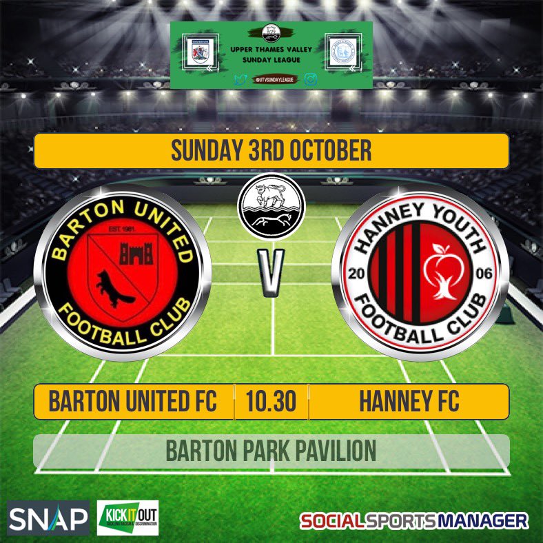 Hanney FC mens sunday team tweet media