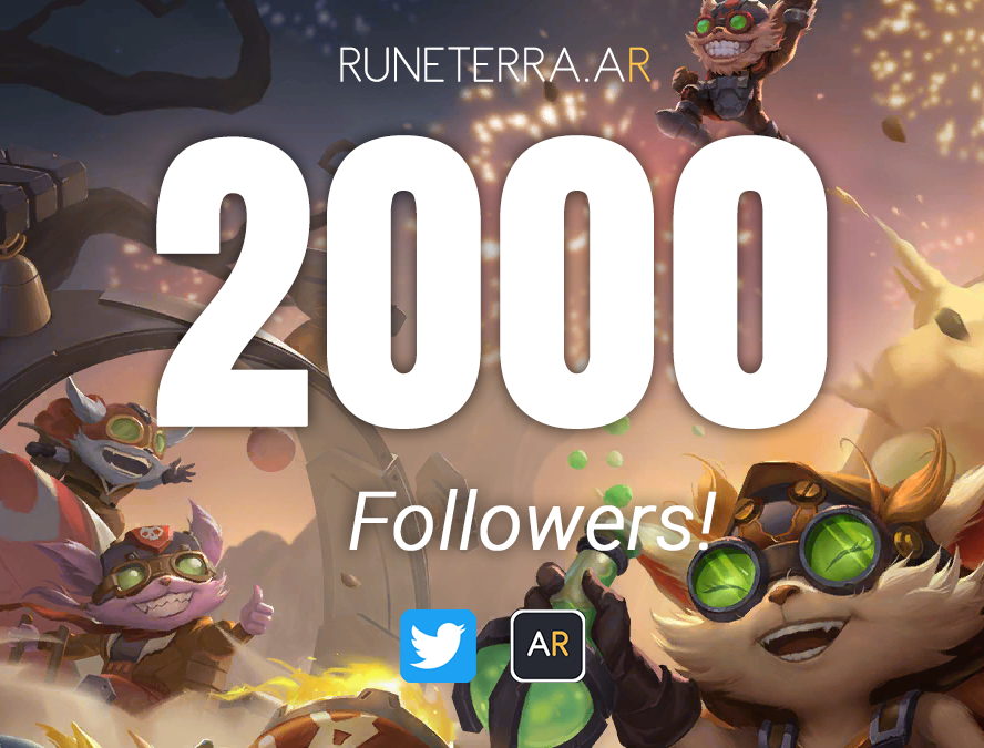 Runeterra_ar's tweet photo. Thank you very much for all the support! 🤍
On October 30 we are one year old and we have many MANY surprises 😯
#RuneterraAR https://t.co/s6o9rQv2JE