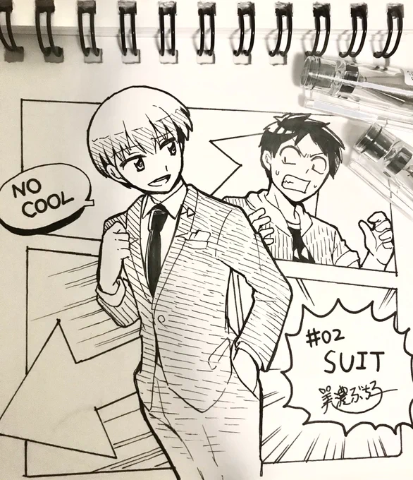 DAY 2 -SUIT-

自創作・トドマリ兄弟

(ハイテックでモノクロにしてみたよ!)

#inktober2021
#美濃ぶち子アナログ日記 