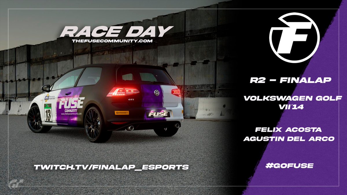 FuseCommunityEs's tweet photo. 🟣RACE DAY⚫
Viajamos hasta Sardegna con este bonito Volkswagen Golf VII el cual estamos seguros que dará mucho espectáculo!
🏅@FUSE_FelixEj9
🏅 @mabguson
🏆@Finalap_esports
🕗 20:00
#GoFuse💜 https://t.co/NNjMtG0JSQ