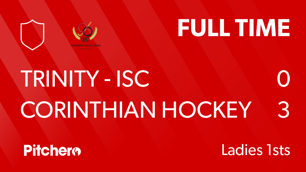 CorinthiansHock's tweet photo. FULL TIME: Trinity - ISC 0 - 3 Corinthian Hockey Club
#TRICOR #Pitchero
https://t.co/dn11VV8iiy https://t.co/XccuaI9Dsi