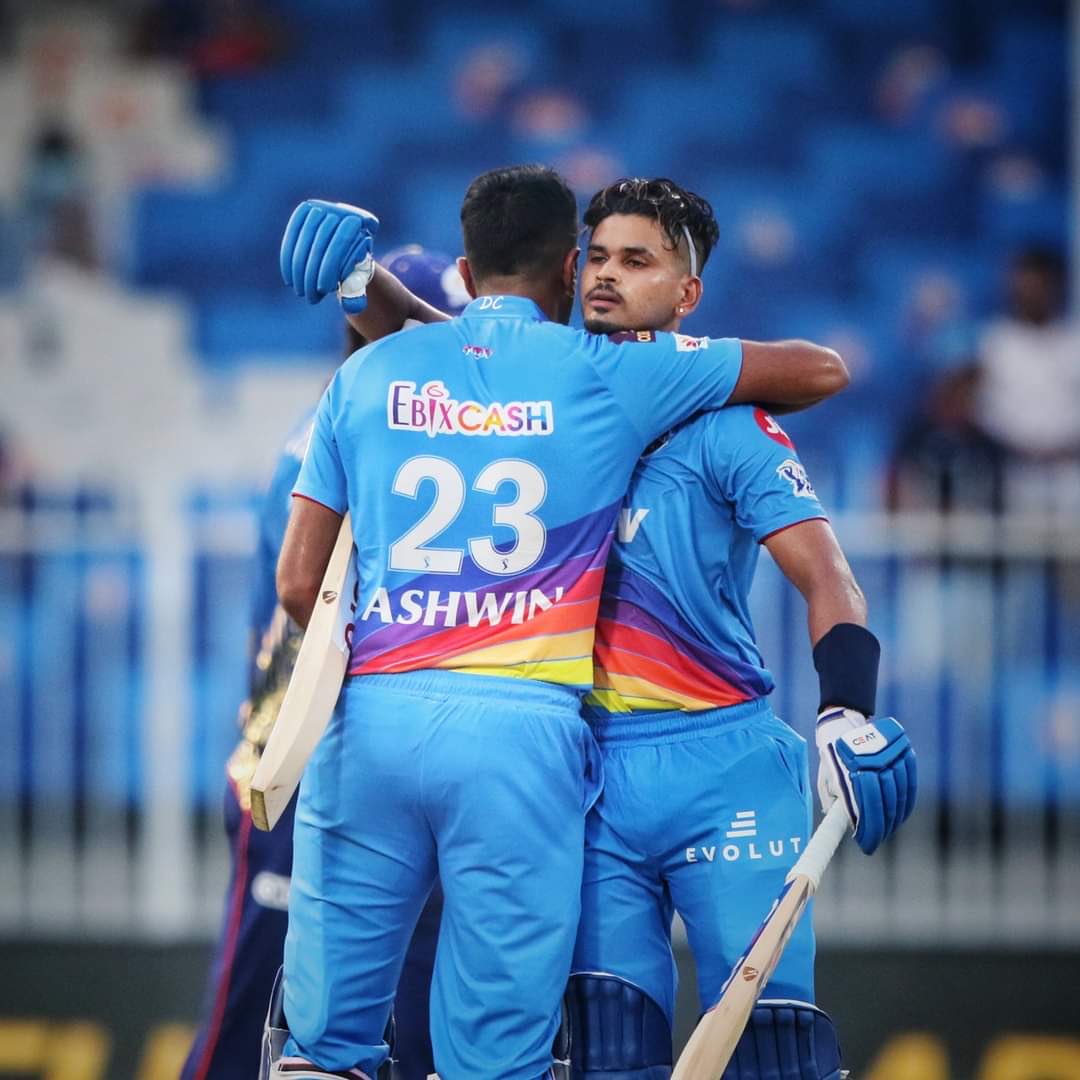 bishtvk's tweet photo. A fighting win over ⁦@mipaltan⁩ . Turning tables over last year champions , firing on all departments . #MIvsDC Kudos to ⁦@ShreyasIyer15⁩ ⁦@ashwinravi99⁩ ⁦@akshar2026⁩ ⁦@RishabhPant17⁩ ⁦@Avesh_6⁩ ⁦@IPL⁩ https://t.co/VOqOraZHEV