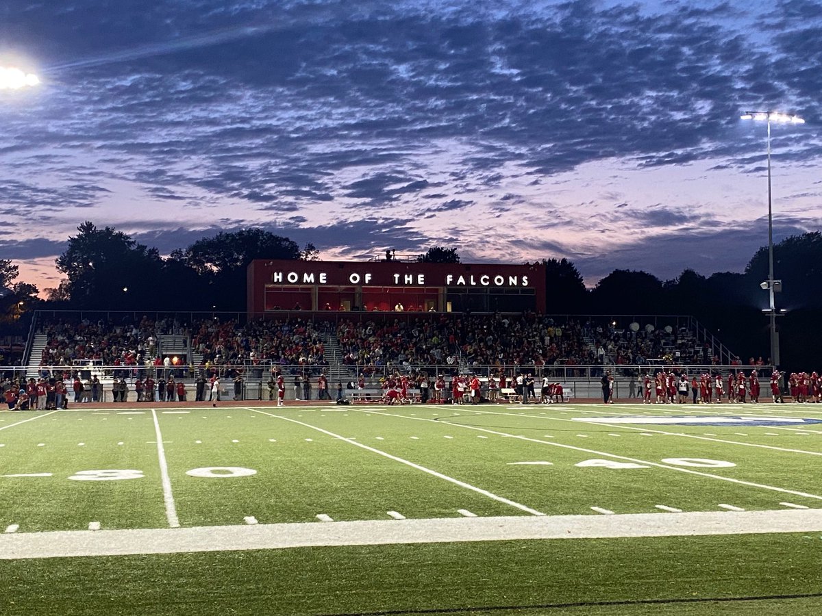Great picture of the stadium and the crowd last night at Van Horn.