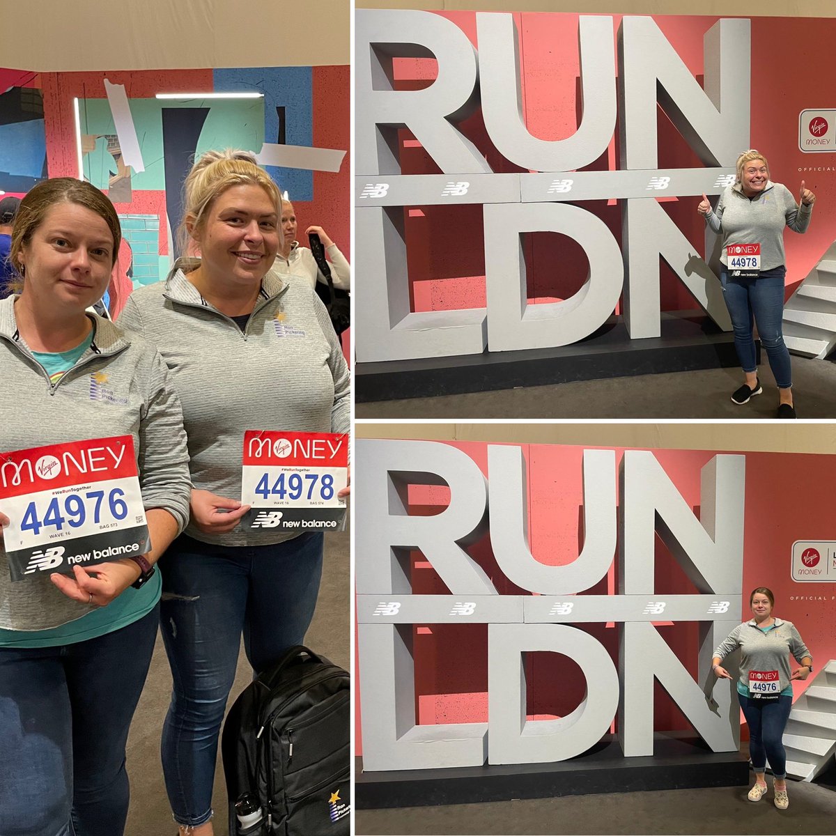 Finally picked up our numbers for tomorrow running for <a href="/RunforRon/">Ron Pickering Fund</a> bring it on :) there’s still time to sponsor us uk.virginmoneygiving.com/fundraiser-dis… and you can track us on the official app