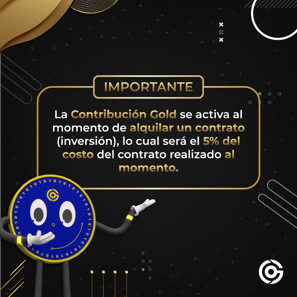 GoArbitofficial's tweet photo. ¿saber cómo activar tu rango gold? Swipe➡️ y Mr. Go te estará enseñando💪🏼🔥 #goarbit #goarbitoficial #mrgo #familiago #criptomonedas https://t.co/OkyKxPJXWp