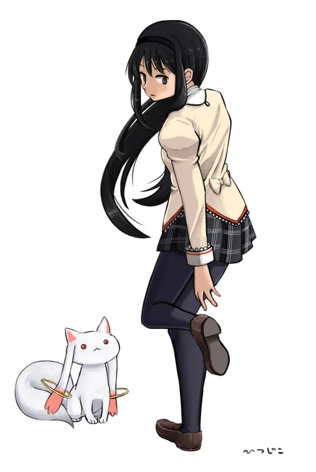 ほむらちゃんとキュゥべえ 