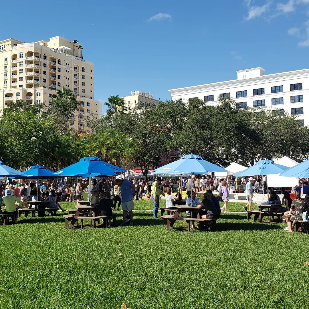 wpbmagazine's tweet photo. Welcome back! #wpbnow #wpbgreenmarket #visitwpb ๐ https://t.co/6e65X5gcpk