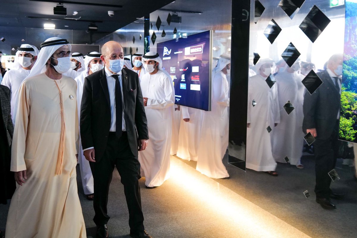 HHShkMohd's tweet photo. كما زرت في ثاني أيام إكسبو دبي العالمي المعرض الجناح العماني والجناح الفرنسي .. ثقافات العالم تجتمع لتحكي قصة الانسان ورحلته وطموحاته .. https://t.co/UjYxNZmDHa