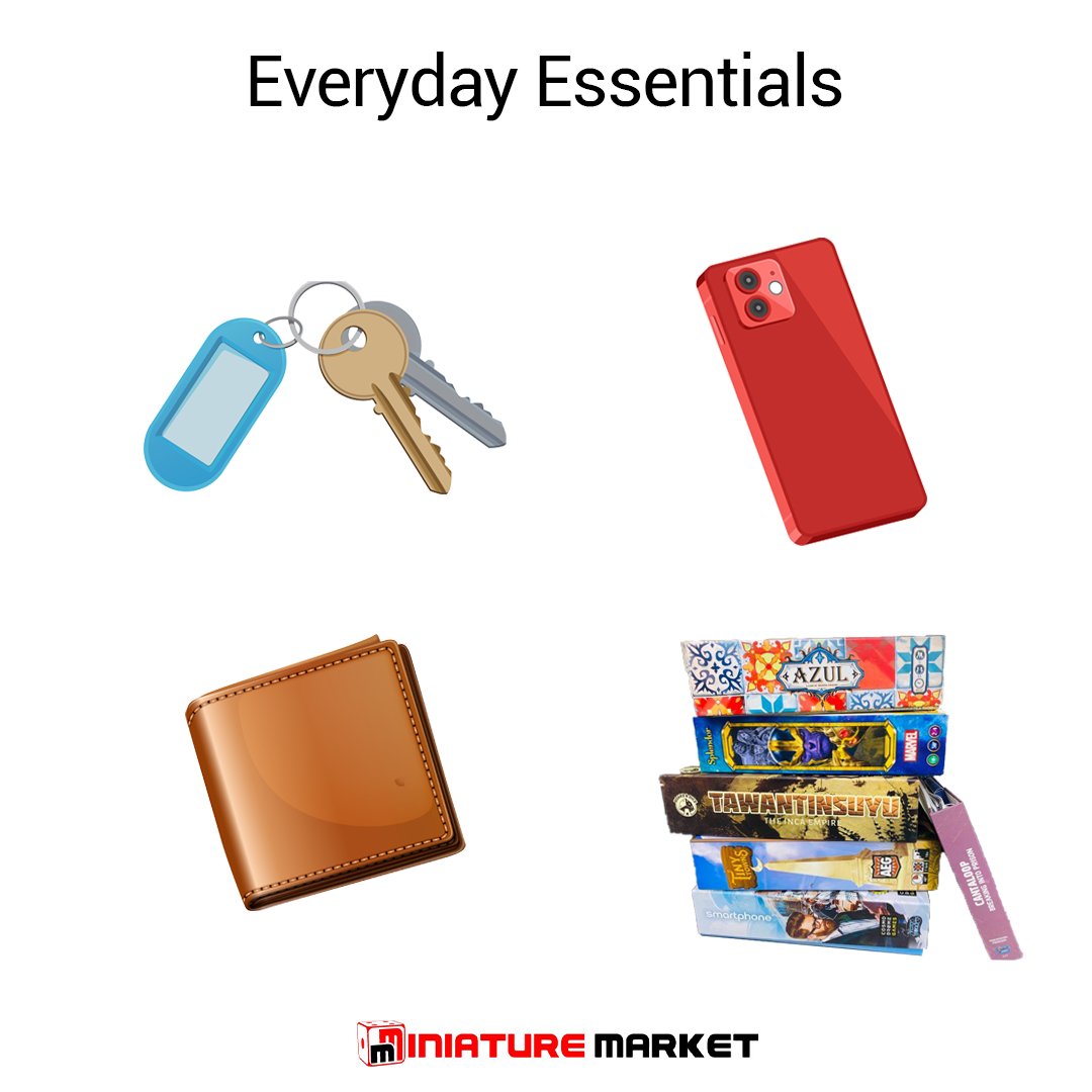 MiniMartTalk's tweet photo. ✅ Keys
✅ Phone
✅ Wallet
✅ Games
#esstentials #boardgames #gamer #boardgameaddict #boardgamer #gamelife https://t.co/ZPtt7nvDfH