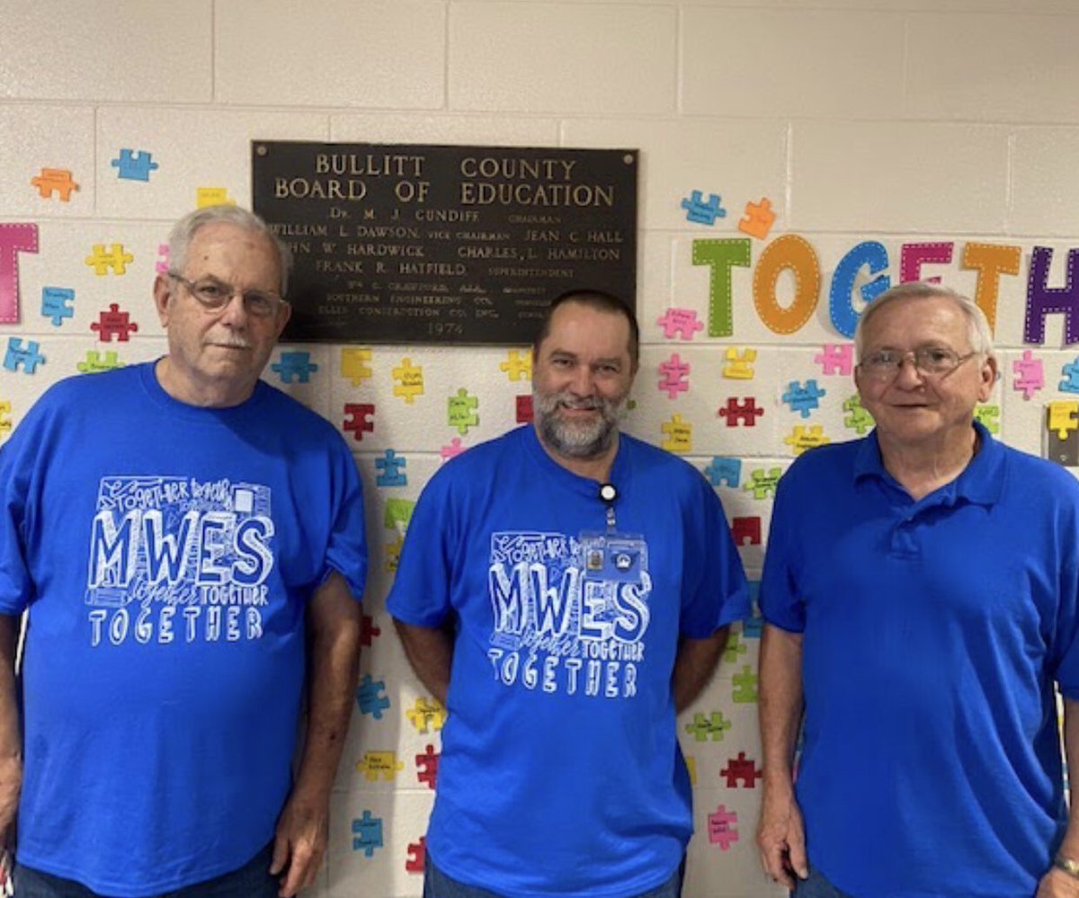 Today is custodian appreciation day. These three men are the reason our school is always so clean and beautiful! Thank you for being the BEST!