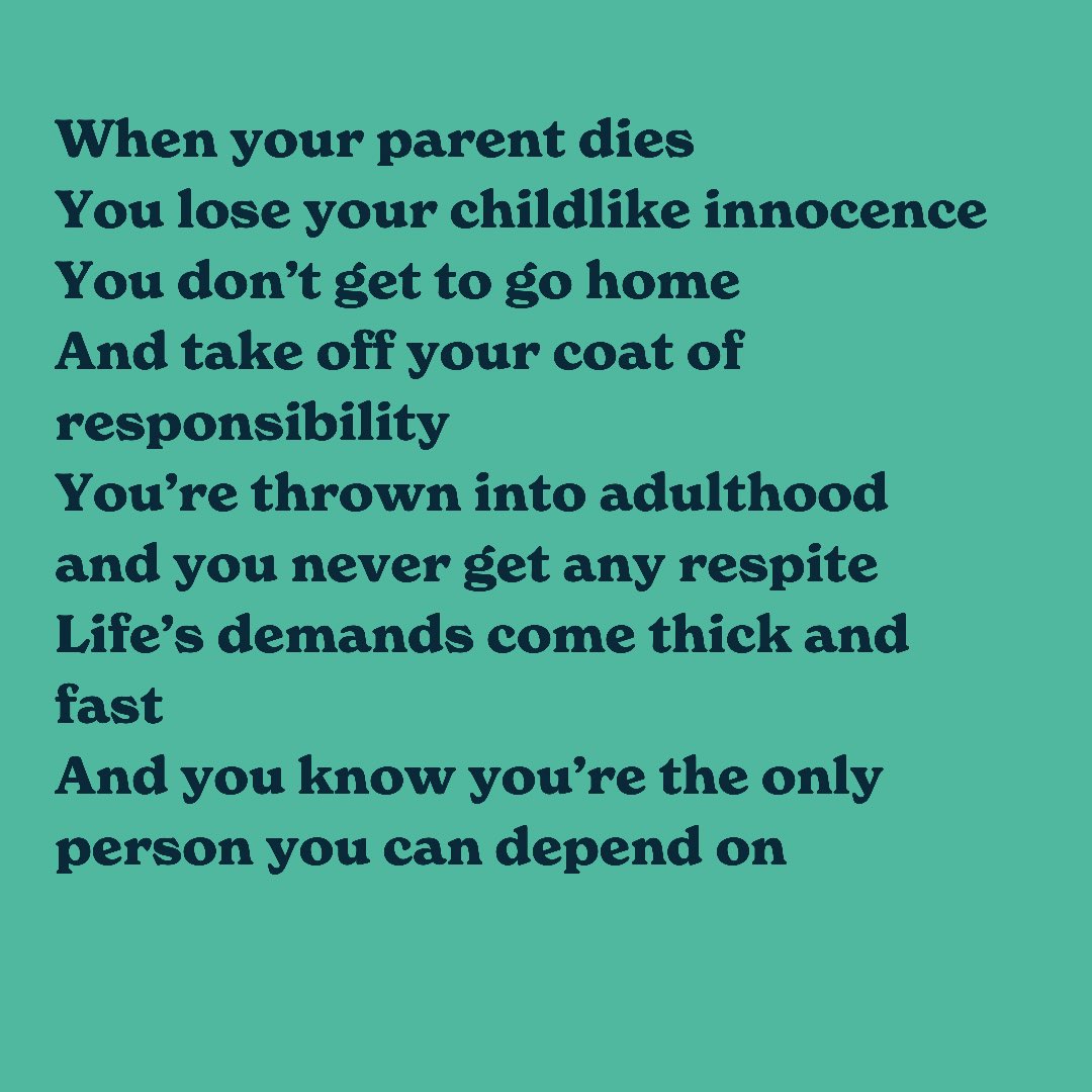 DpcPodcast's tweet photo. I was watching @loosewomen this morning, and they were talking about how they don’t really feel like adults and how when they go home their mothers still ‘mother’ them and for a little while they feel like children again.
And it made me sad.. (P1) https://t.co/clrqmPYJGN