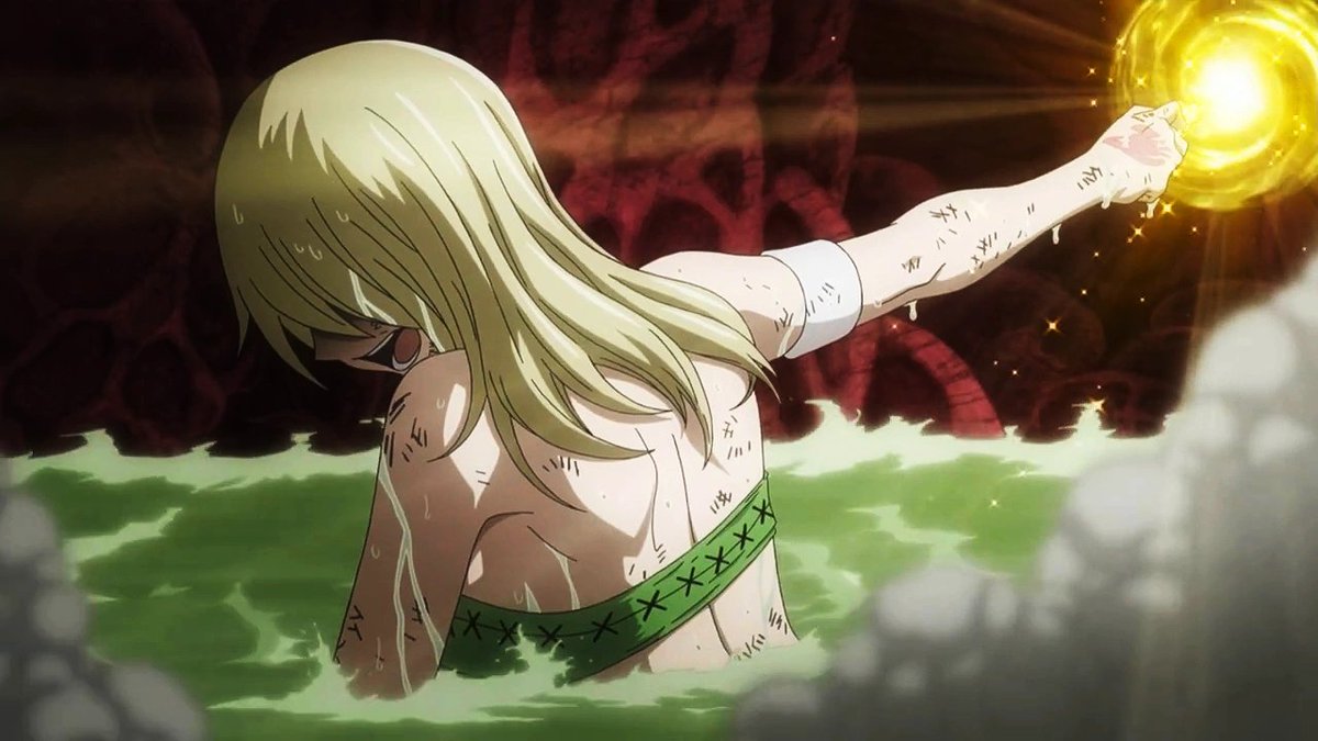 lycanime22's tweet photo. reminder that Lucy Heartfilia isn't weak https://t.co/zKfOk0pzdq