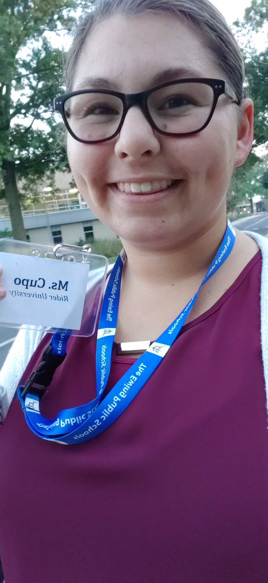MsCupo's tweet photo. ⭐ Left - 3 years ago was the start of my first internship at Fisher Middle School (6th grade inclusion math class) 
⭐ Right - one of my first days of student teaching at Ewing High School (12th grade ELA) 

It's taken me a long time to get here, but I couldn't be happier!! ❤️📚 https://t.co/IGOyMulu65