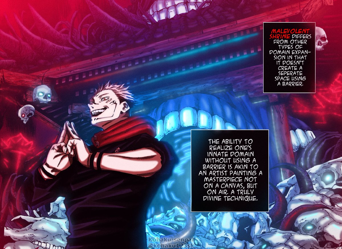 seth_color's tweet photo. Ch. 119 | Divine technique

#JujutsuKaisen #呪術廻戦 #sukuna #JJK #malevolentshrine #cursedspirit https://t.co/4wrkExGhks