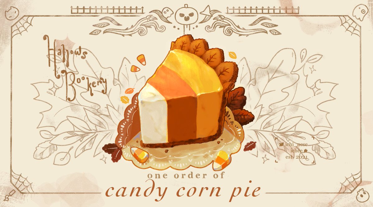 ichi_nese's tweet photo. Hallows Bakery item #2: Candy corn pie! 🍂 https://t.co/vzGDjVxUWJ