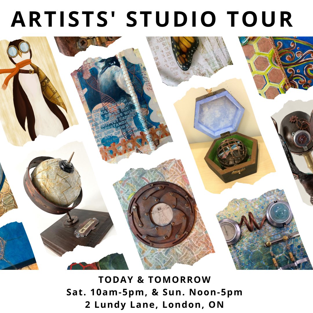 MarijoSwick's tweet photo. Unique and original art for your home, office or home office. I am studio #19 on the tour map Check out https://t.co/pOCp7A997b or https://t.co/0n6Csdofeh #londonartistsstudiotour⁠ #shoplocal⁠ #ldnont⁠ #canadianartist⁠ #mixedmediaart⁠ #artforsale⁠⁠ #fineart #repurposed⁠ https://t.co/i0KWCJqSW3