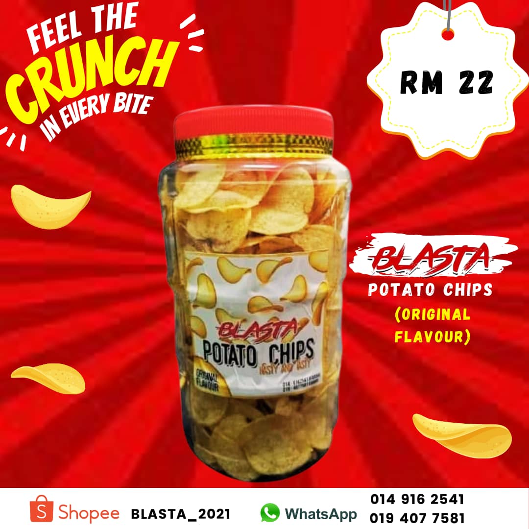 farhanfz's tweet photo. Haritu ramai tanya pasal potato chips Blasta ni. Nak share semula.

Kalau korang suka potato chips, order je kat Shopee. Taip Blasta_2021 and order.

https://t.co/sR6cjGUwxK https://t.co/PCTBRZLKnr