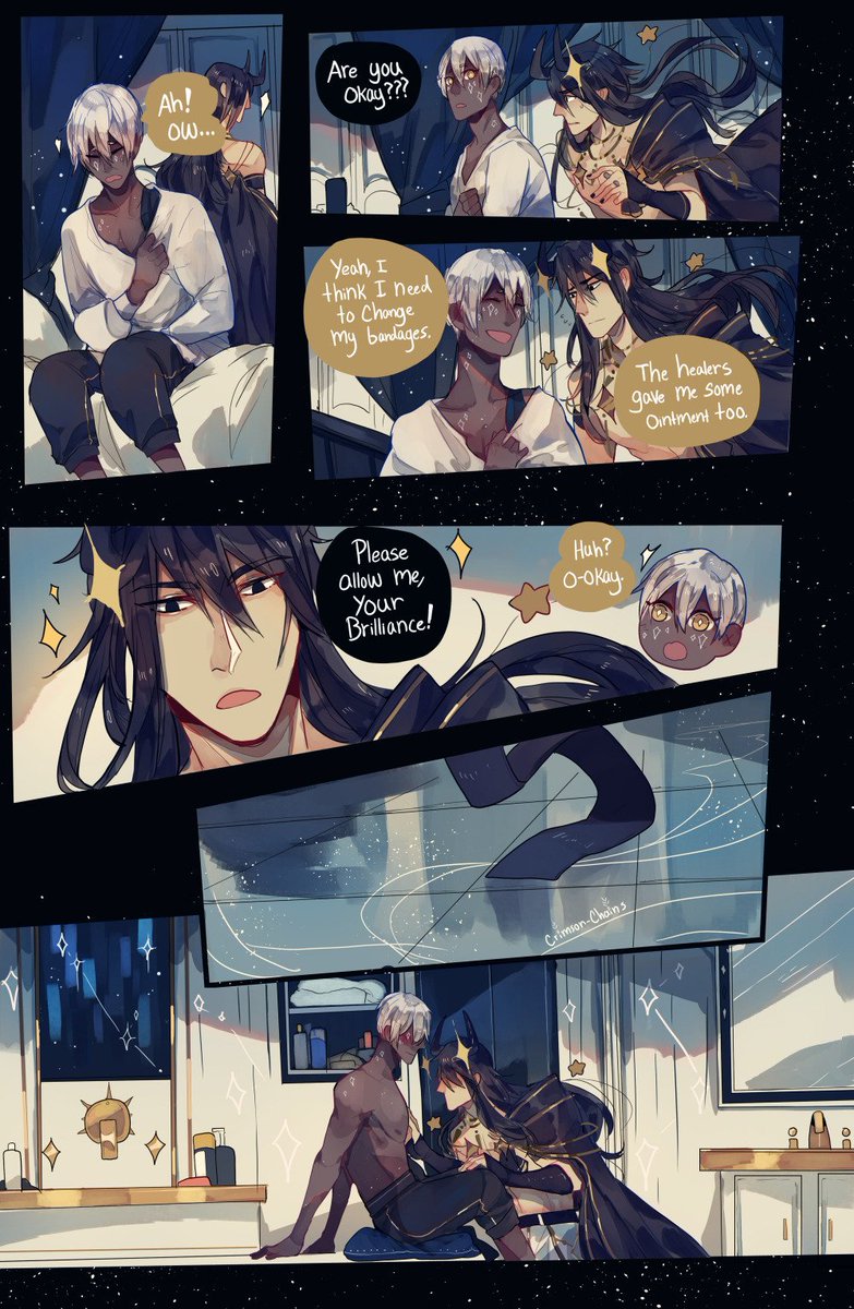 Polaris is still healing! Luckily Yildun is very much about keeping His Brilliance well and wants to help out! ^^