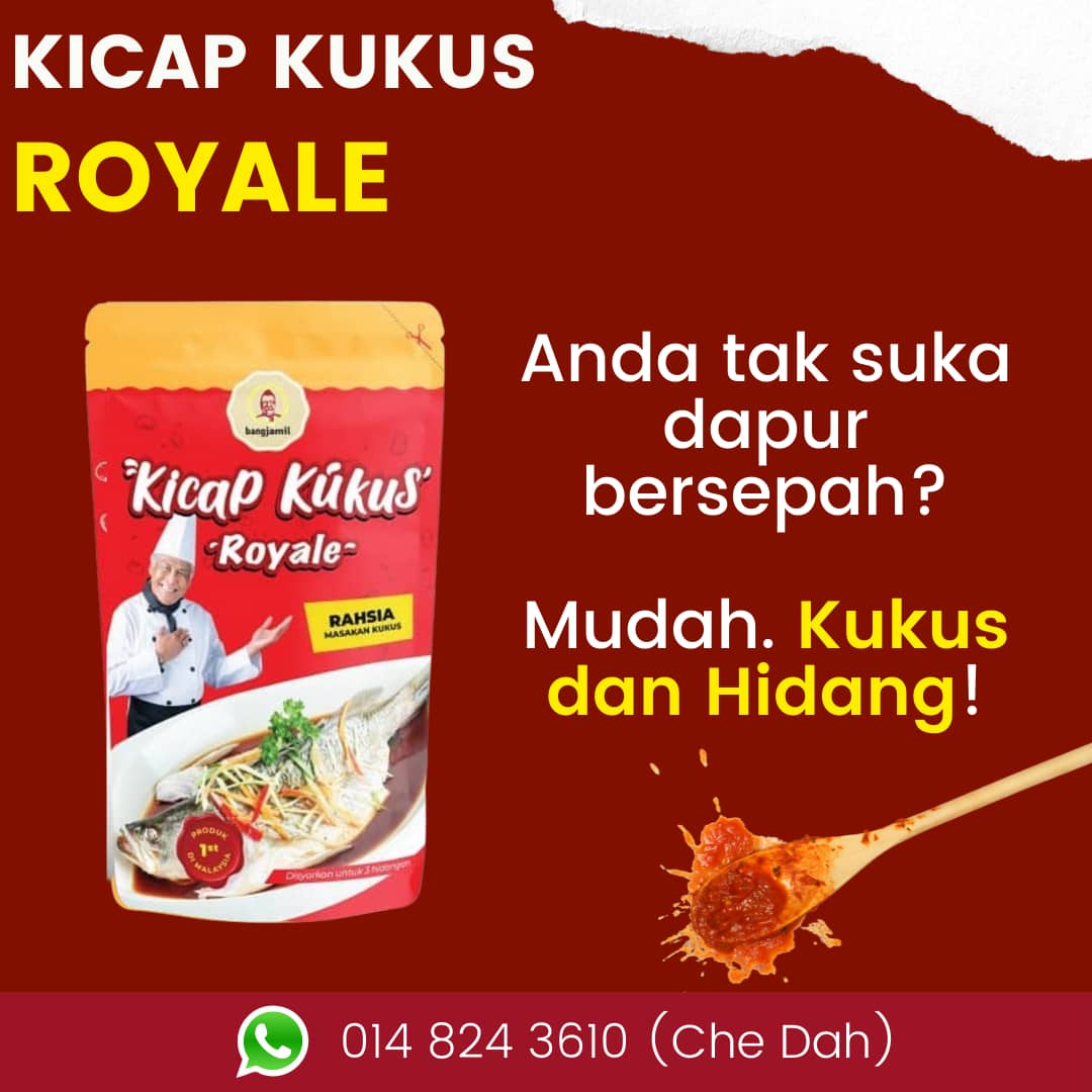 farhanfz's tweet photo. Korang peminat Oden tapi tak pandai buat? Peminat kicap tapi malas nak duduk lama-lama di dapur?

Senang je. Order Kicap Kukus Royale, kicap kukus pertama di Malaysia. Kukus dan terus makan je. Order di sini: https://t.co/yZtz0CH1lW https://t.co/J3Wd2PSVoS