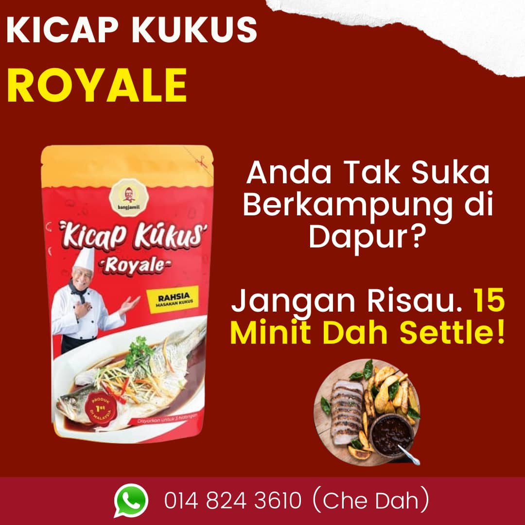 farhanfz's tweet photo. Korang peminat Oden tapi tak pandai buat? Peminat kicap tapi malas nak duduk lama-lama di dapur?

Senang je. Order Kicap Kukus Royale, kicap kukus pertama di Malaysia. Kukus dan terus makan je. Order di sini: https://t.co/yZtz0CH1lW https://t.co/J3Wd2PSVoS
