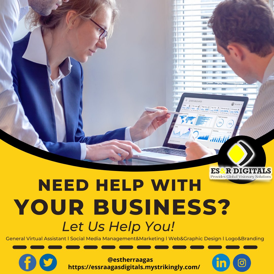 EstherRaagas's tweet photo. 👉Need help with your business?
Talk to us about how we can help you grow your business &amp;achieve your goals! 
✔️Send me a message at mamraagas@gmail.com
✔️Book an appointment on my Calendly. Link https://t.co/UIAN2Xb5IH
#esraagas
#esRdigitals
#socialmedia
#businessgoals
#business https://t.co/6ntF6mZWYJ