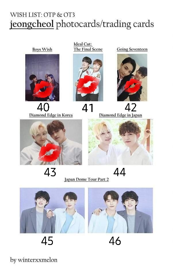 WTB. LFS | PH ONLY

Jeongcheol Japan Dome Tour TC 
- must have both TC 
- onhand
- mint condition
- yung pwede may DOP hahahaha 😅

comment or dm your offers.

PLS HELP ME. 🥺 PARA JEONGCHEOL SAITAMA NA LANG, PWEDE NA MAGPAHINGA! 😊