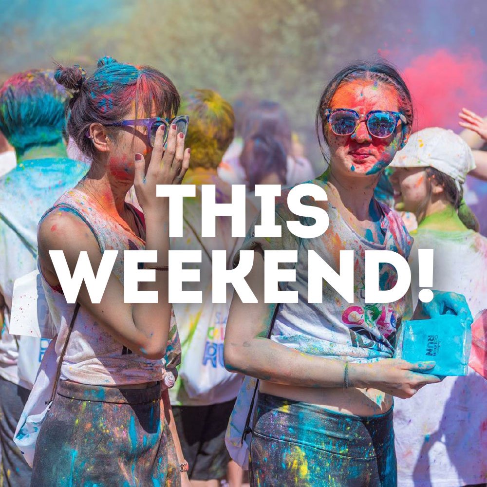 ColourLeeds's tweet photo. After over a year the day is almost finally here. Join us outside the Leeds University Union at 1pm tomorrow. And get ready for a colourful party you won't forget

🌈❤️🧡💛💚💙💜

#student #colour #run #leeds #leedsuni #leedsbeckett #leedsart #leedstrinity #journey #saturdayvibes https://t.co/6GRf53RkDW