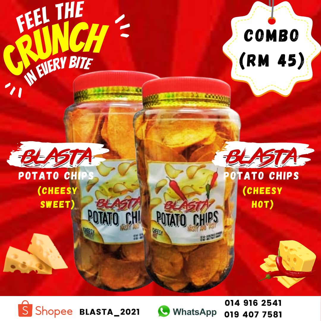 farhanfz's tweet photo. Haritu ramai tanya pasal potato chips Blasta ni. Nak share semula.

Kalau korang suka potato chips, order je kat Shopee. Taip Blasta_2021 and order.

https://t.co/sR6cjGUwxK https://t.co/87ewI3Ffmf