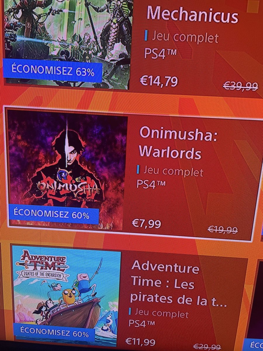 neocalimero's tweet image. Pour les amoureux du jeu vidéo japonais, hier j’ai repéré sur le PS store quelques promos vraiment intéressantes: le culte et passionnant #Onimusha (7,99€), le génial et injustement méconnu #428ShibuyaScramble (7,49€) et le cassé mais indispensable #DisasterReport4 (29,99€)