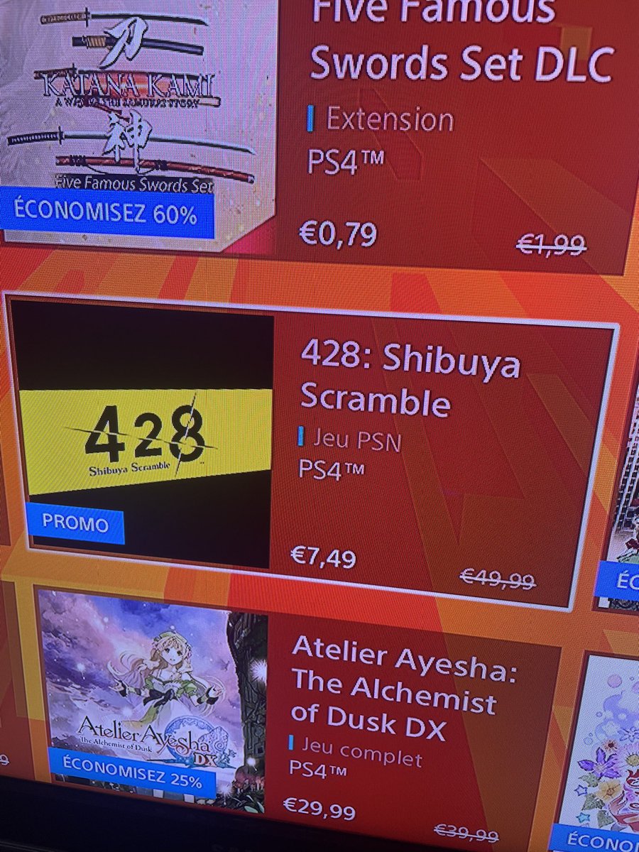 neocalimero's tweet image. Pour les amoureux du jeu vidéo japonais, hier j’ai repéré sur le PS store quelques promos vraiment intéressantes: le culte et passionnant #Onimusha (7,99€), le génial et injustement méconnu #428ShibuyaScramble (7,49€) et le cassé mais indispensable #DisasterReport4 (29,99€)