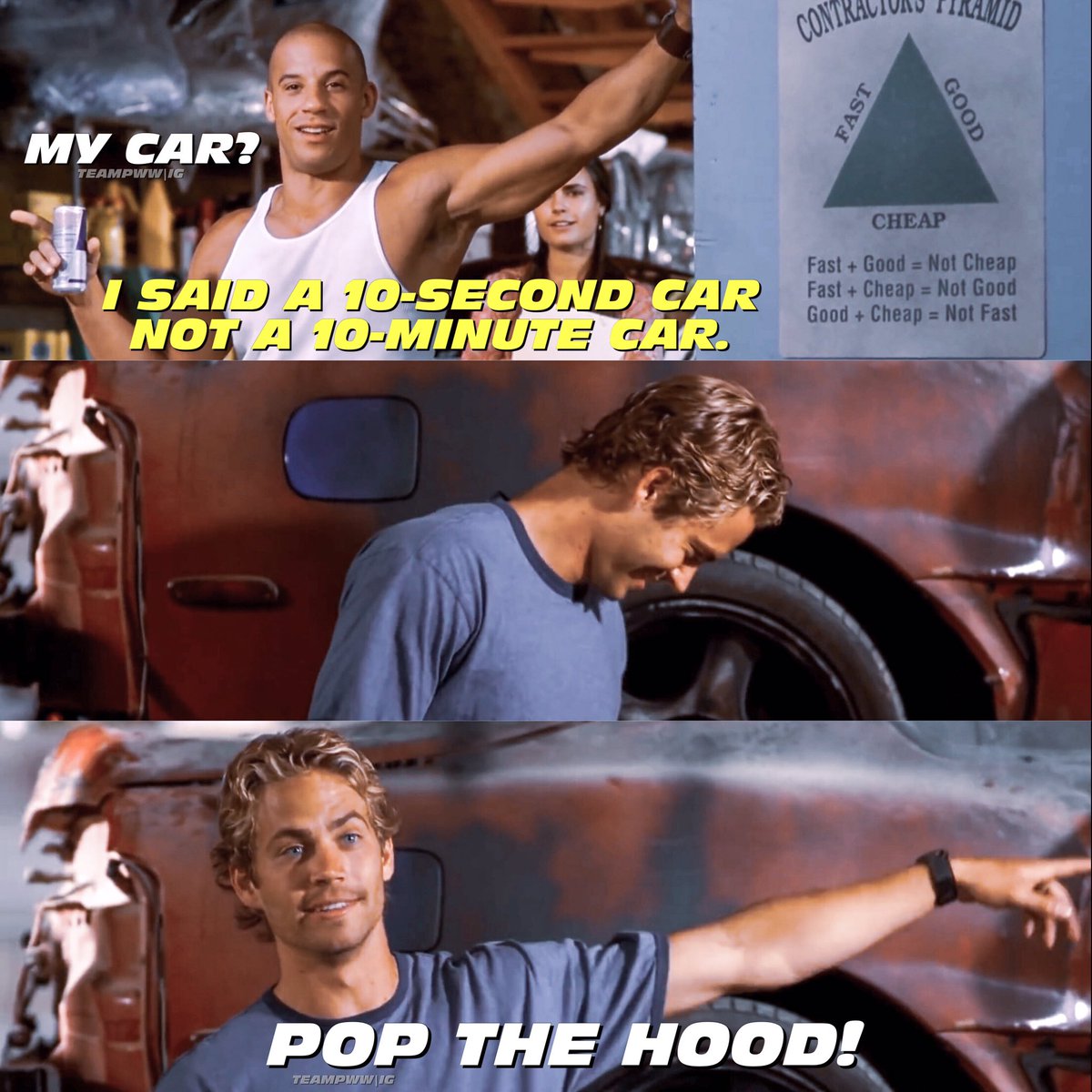 teampww's tweet photo. pop the hood!
#teampww #paulwalker #alwaysinourhearts #fasfamily https://t.co/x4XCw5VDZP