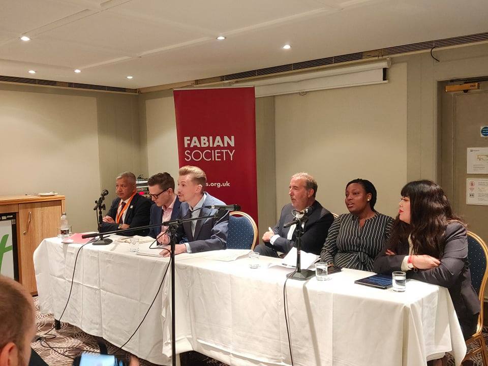 TaiwoOwatemi's tweet photo. 🎤🔪 As Co-Chair of the APPG on knife crime &amp; violence reduction, I spoke at an important fringe event hosted by @youngfabians on how we address knife crime in the Midlands, alongside @PaddyTipping and @unmeshdesai. 

There were lots of innovative ideas and best practice shared! https://t.co/Zjp9BGVmKl