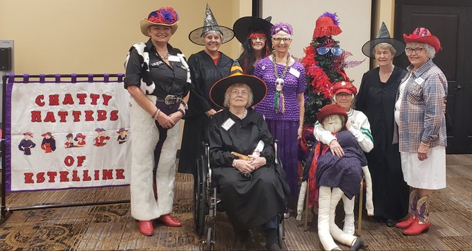 This is our group the Chatty Hatters of Estelline SD. We are hosting the South Dakota State Convention